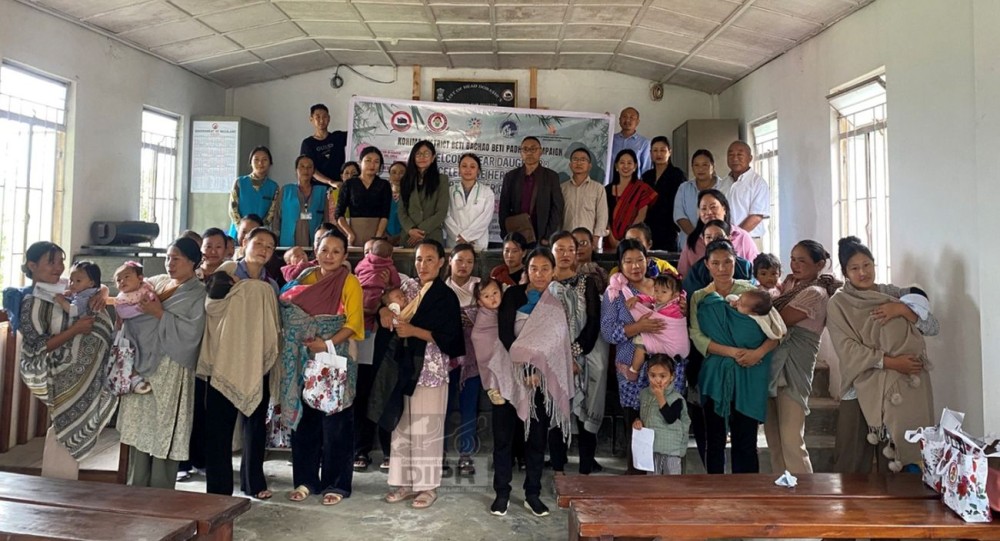 Officials with participants during a one day sensitization programme celebrating girl child held at SDO’s Office, Jakhama, Kohima on July 12. (DIPR Photo)